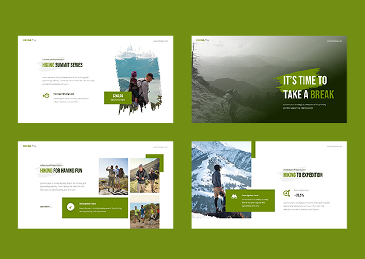 徒步旅行展示模板-7