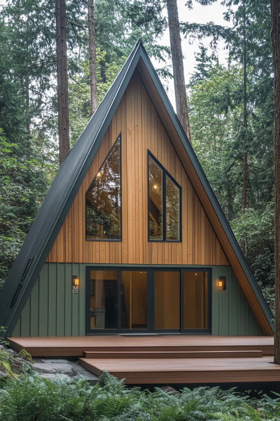 26座Aframe风格自然爱好者小屋丨BuildGreenNewHomes-55