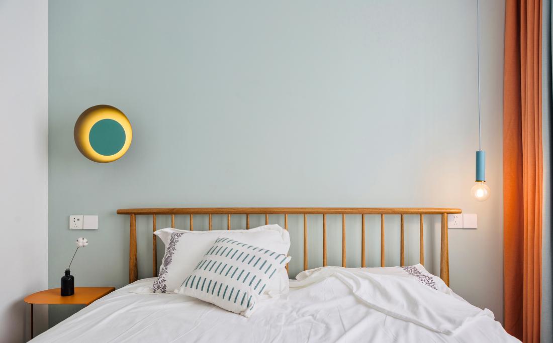 小户型现代简约风设计 | 色彩缤纷,布局巧妙-22