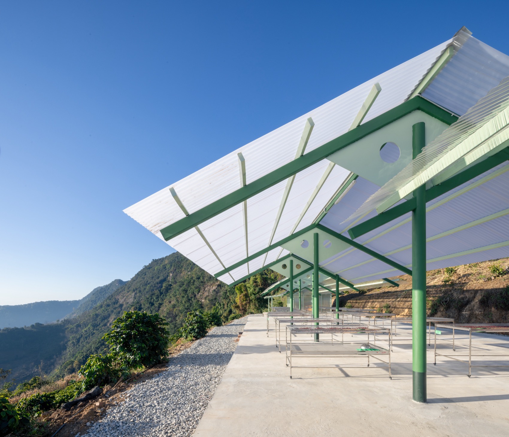 云南保山田田庄园咖啡晒场丨中国保山丨边缘计划建筑工作室-22