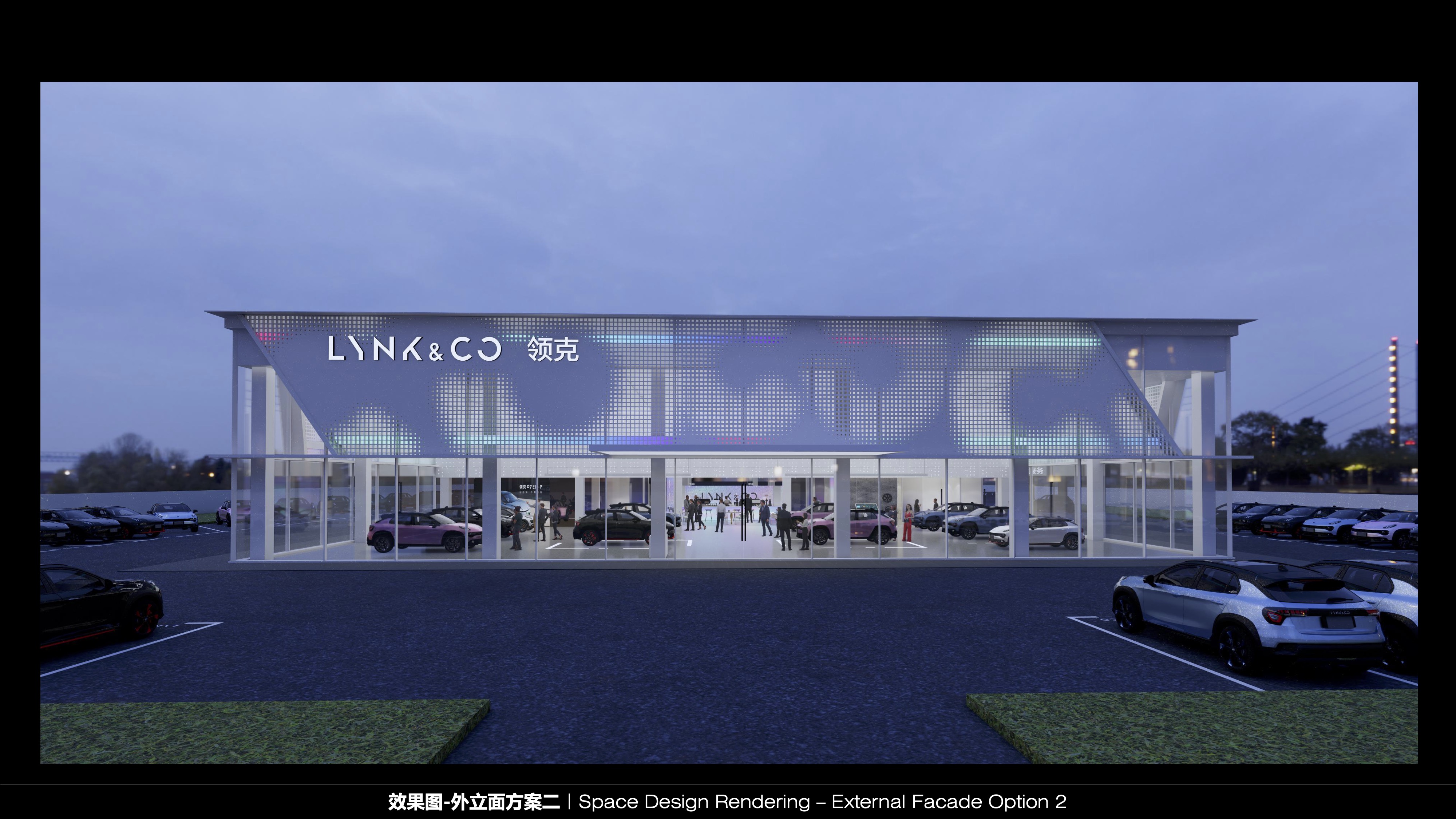 领克汽车 4S 店立面设计-22