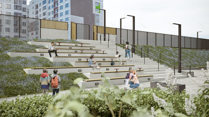 ШКОЛА БЕРША 中学丨俄罗斯伊热夫斯克丨LAMP 工作室-18