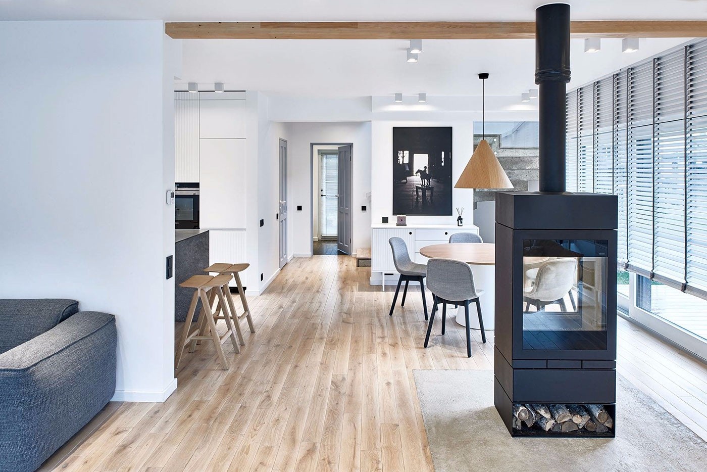 立陶宛简约大气的温馨住宅 | DIZAINO VIRTUVĖ-9