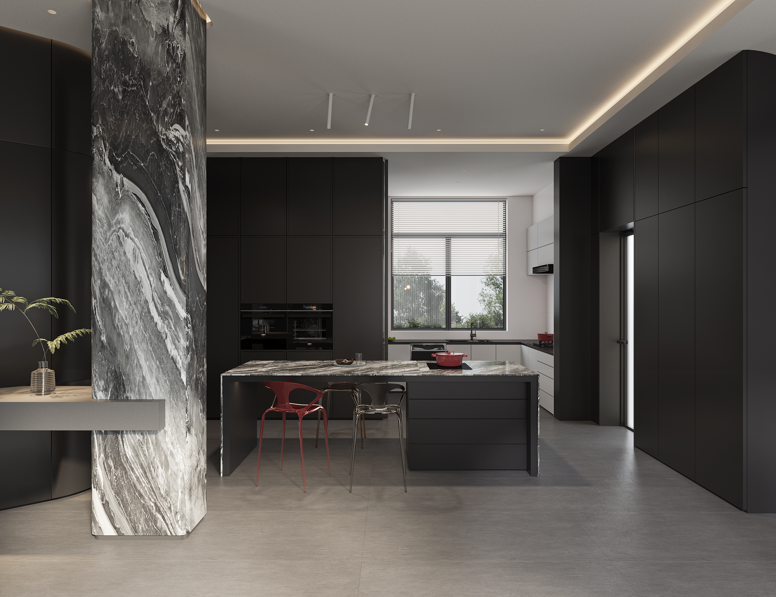 Corona渲染作品┃黑白灰-6