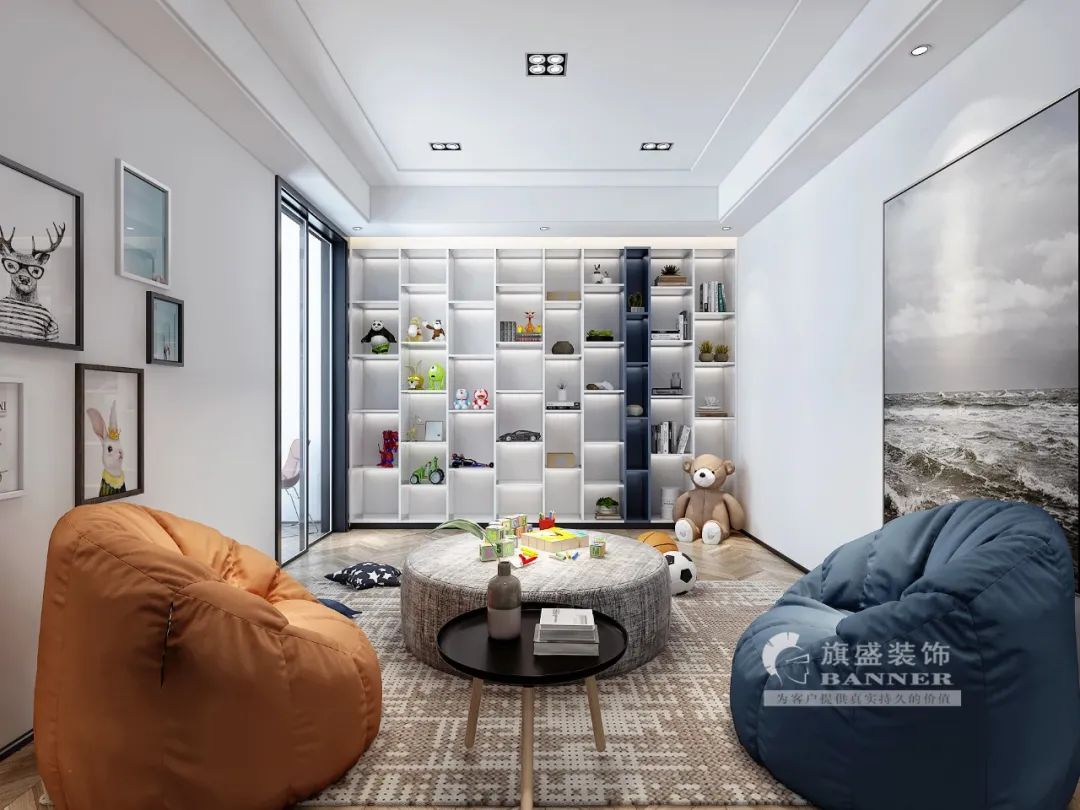 李丞打造 400㎡现代家宅，品质生活与艺术气息的完美融合-64