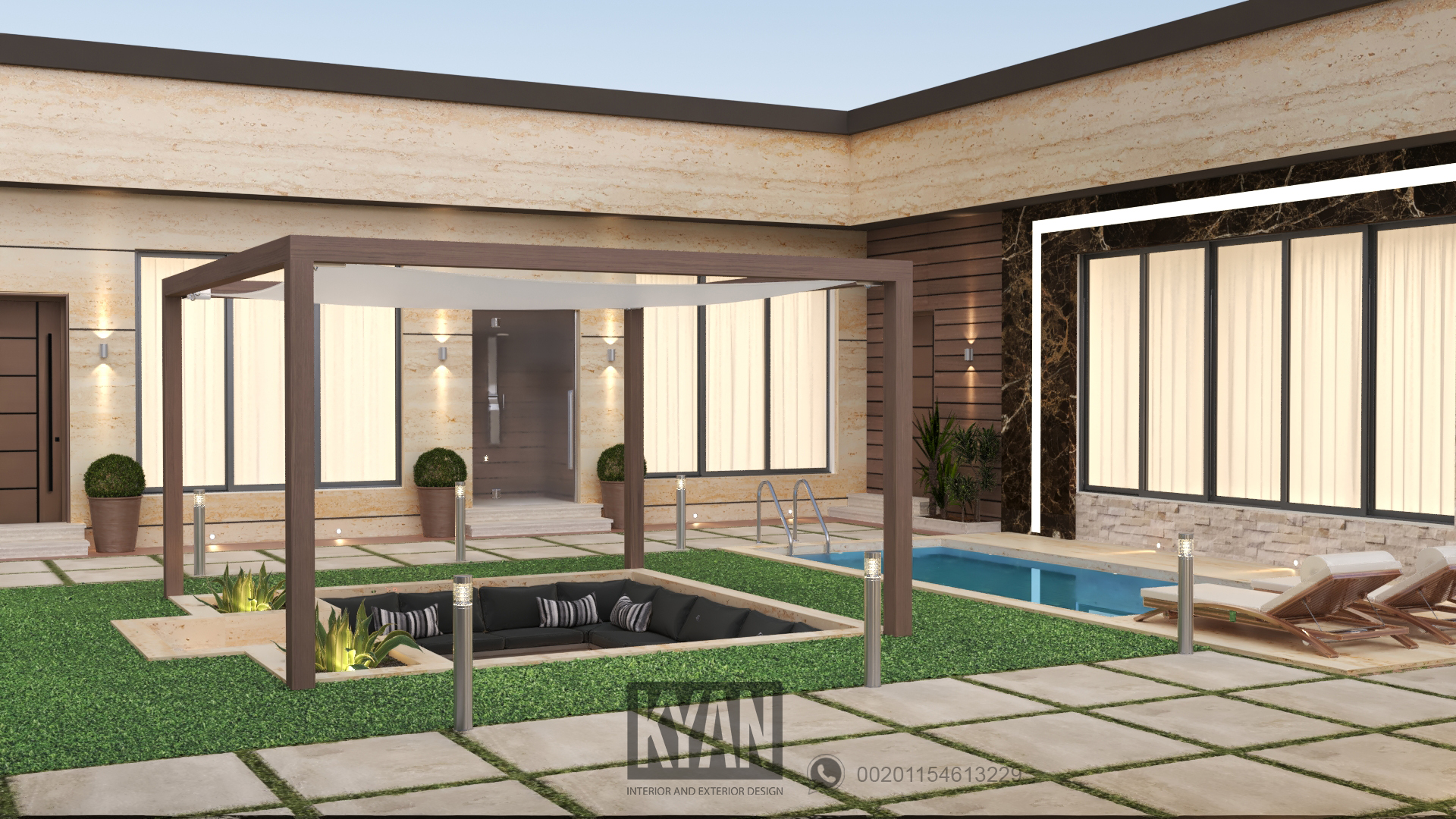 现代住宅立面设计-11