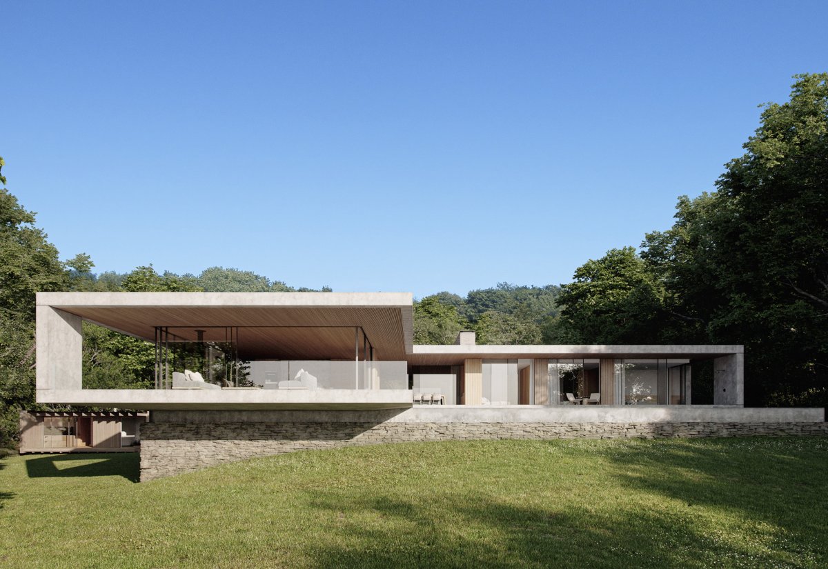 Cedar Cove 家庭住宅丨美国纽波特丨Strom Architects-0