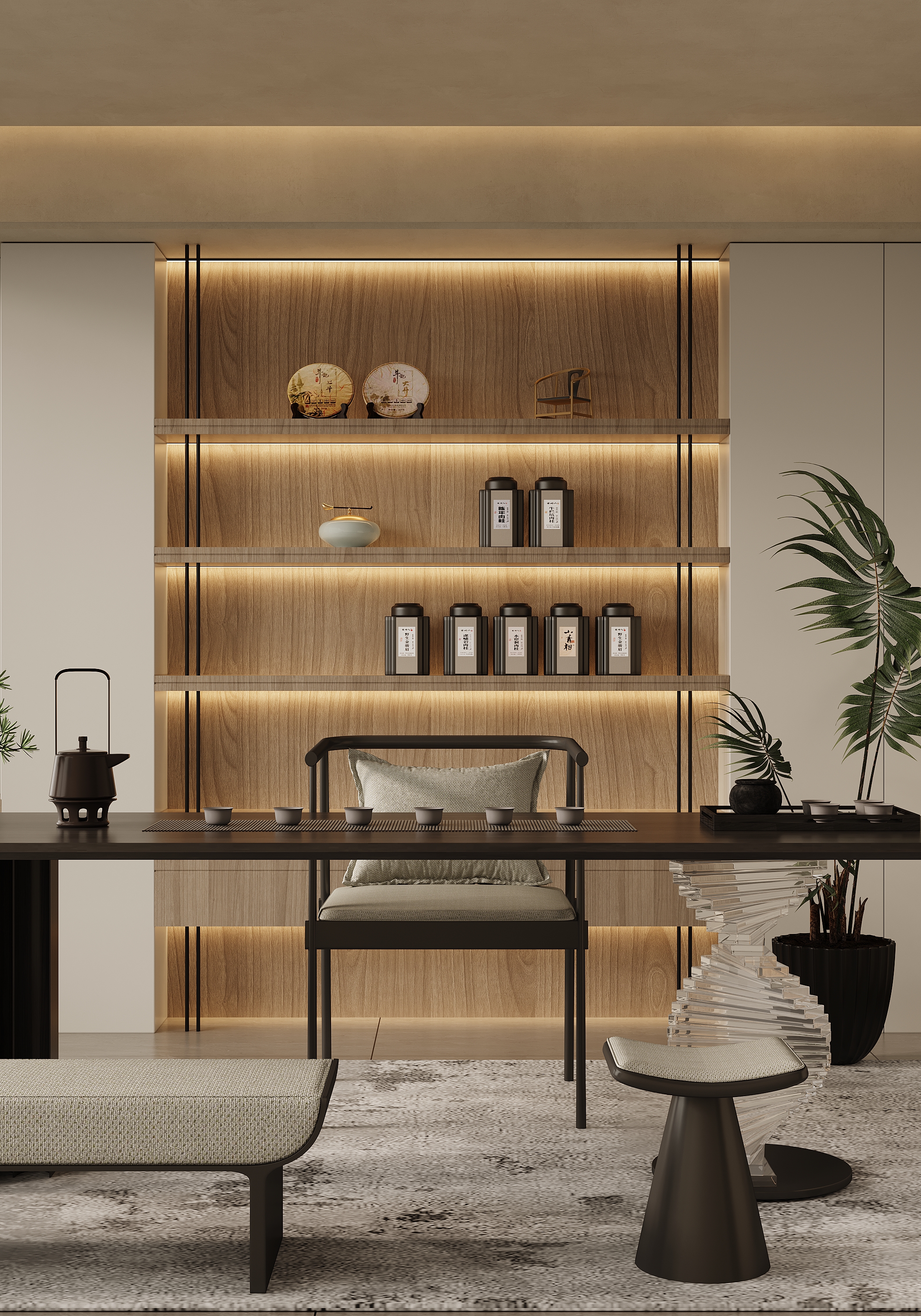 足疗店效果图-8