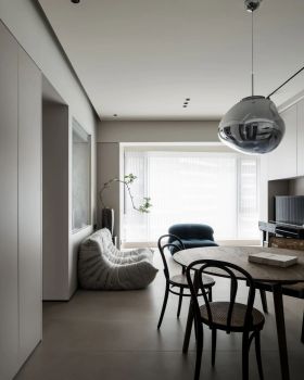 90m²极简住宅,动静有致的家丨中国广州丨一点设计工作室