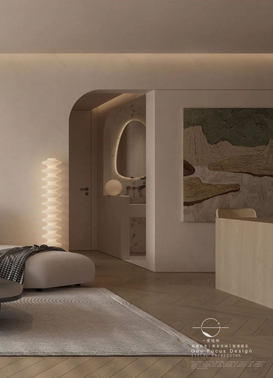 温馨奶油色,独特设计的广州家庭住宅丨中国广州丨一度经纬-37