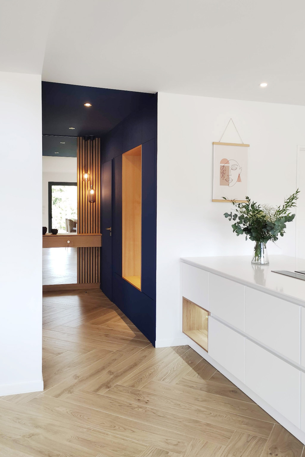 Réalisation / Blanc éclatant – Architecte d'intérieur. Skéa Designer.-8