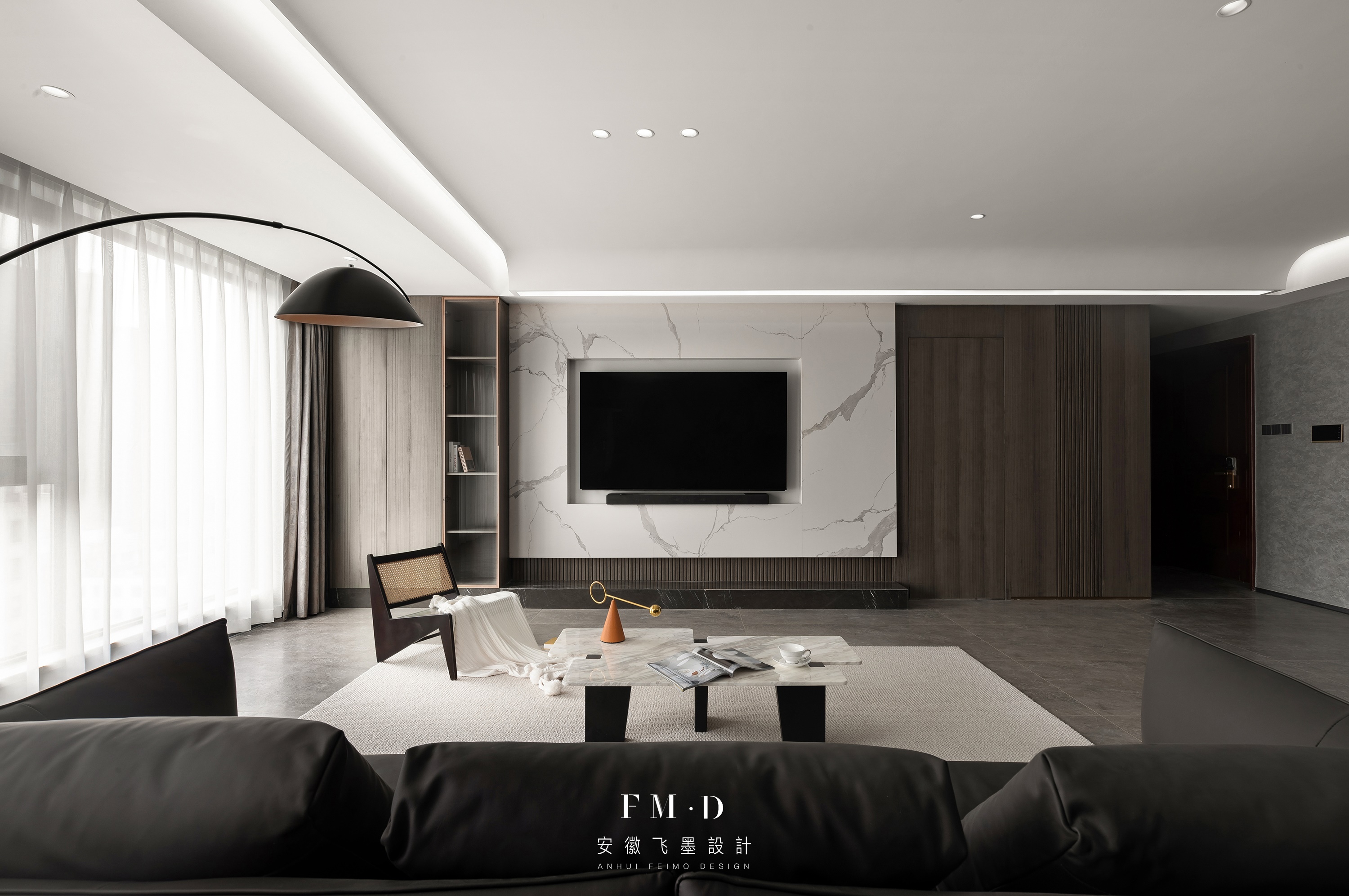 爆改 145㎡精装房丨中国合肥丨安徽飞墨设计-11