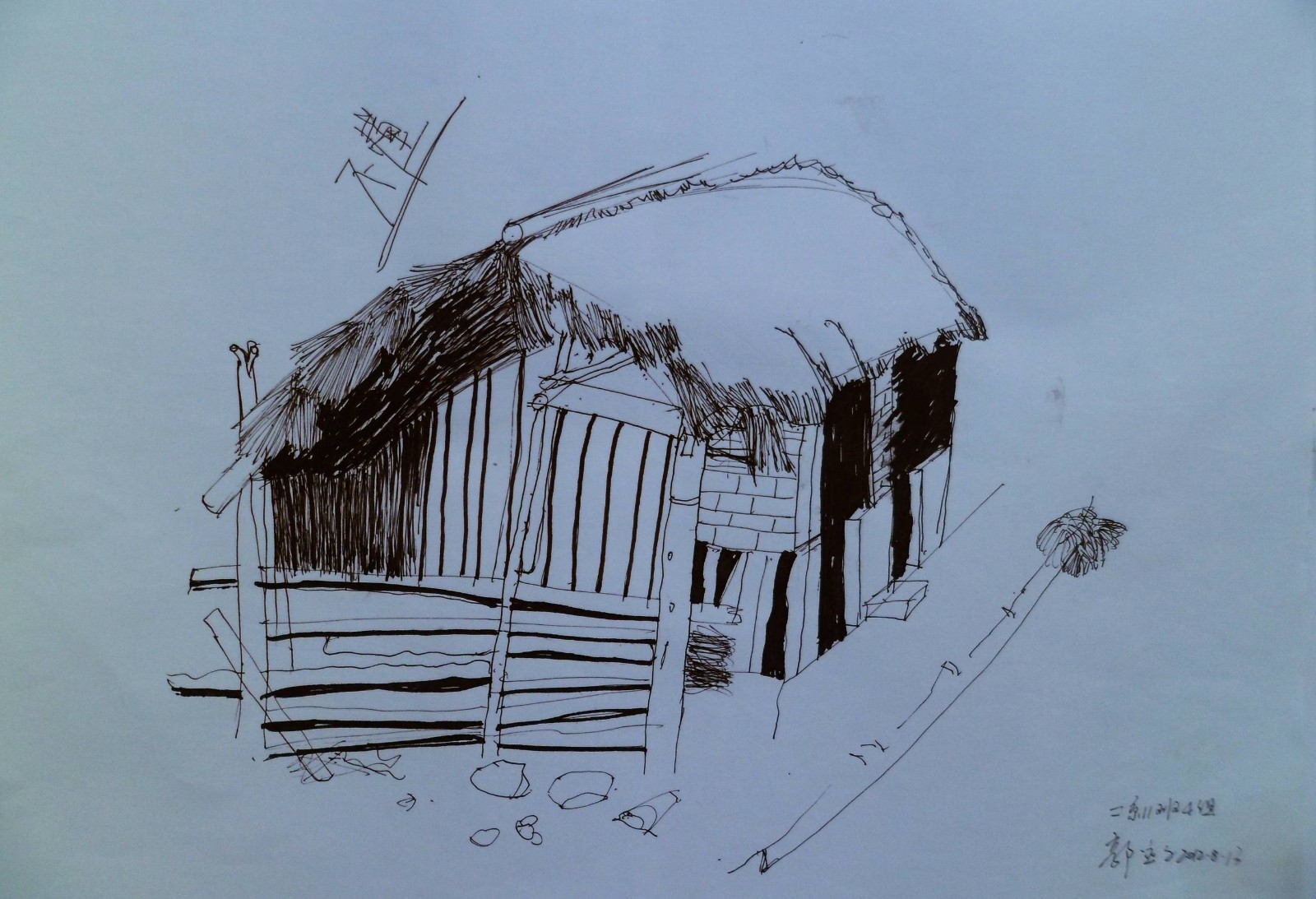 WYD+无影——几年前在特训营的手绘线稿空间-21