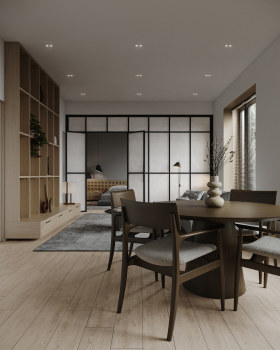 CGI - Overcast Apartment - Living