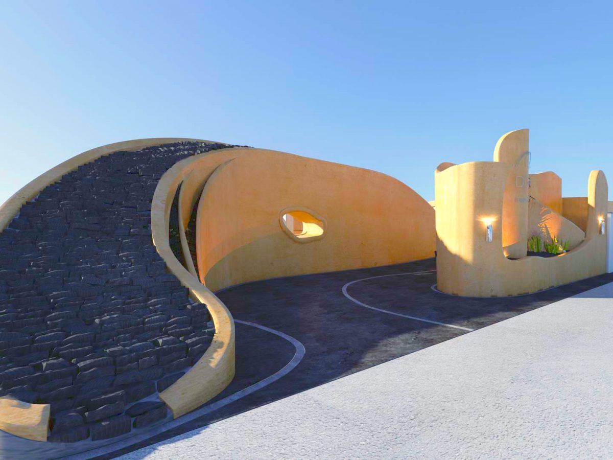 Volcano Entrance - Utopia Hotel Design-11