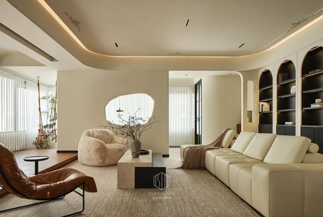 江心印园230㎡|法式中古暖居，超乎你对家的想象！-9