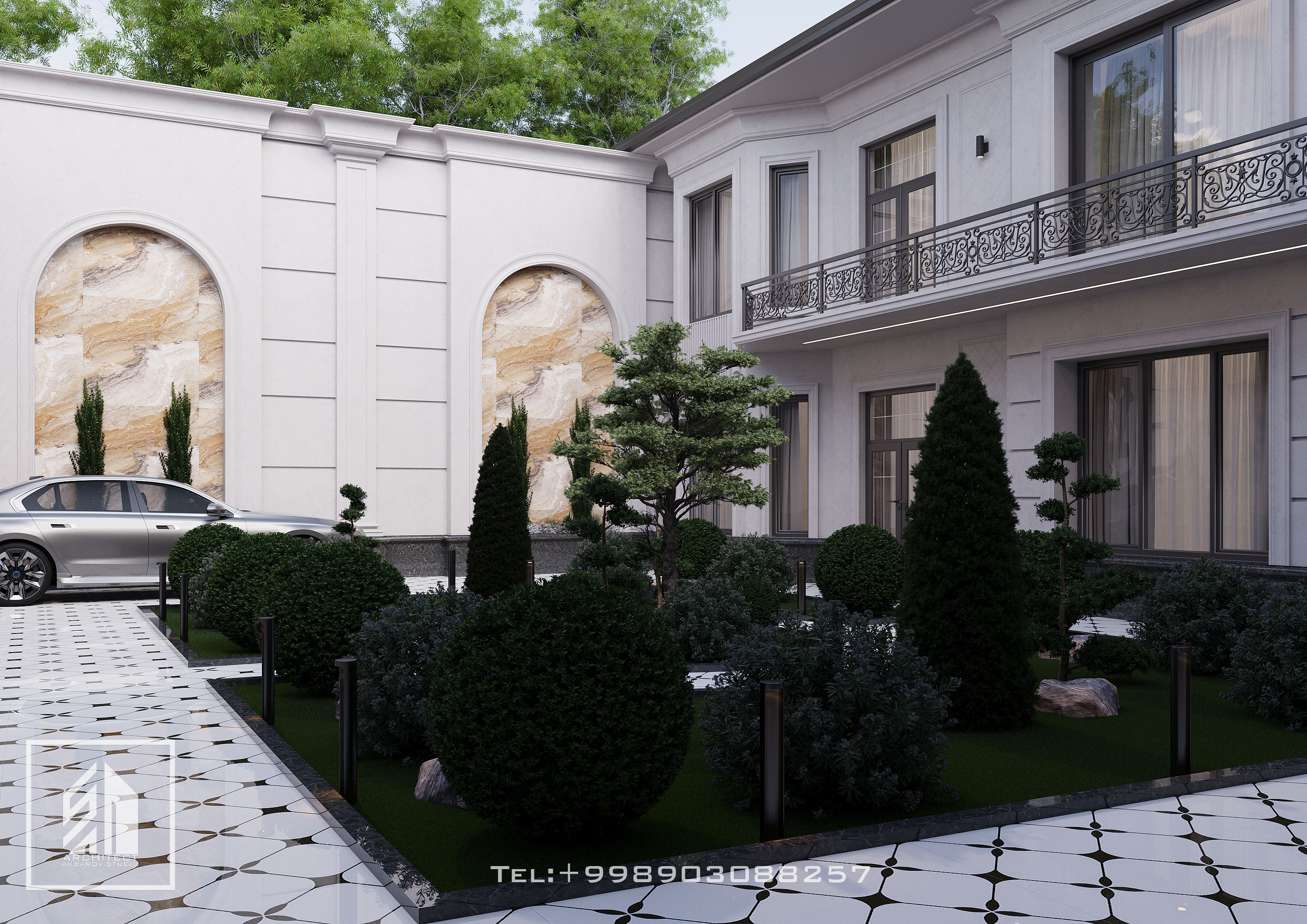 Neoclassical exterior design-11