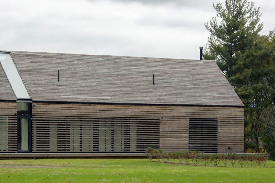 纽约哈德逊河谷现代谷仓住宅-56