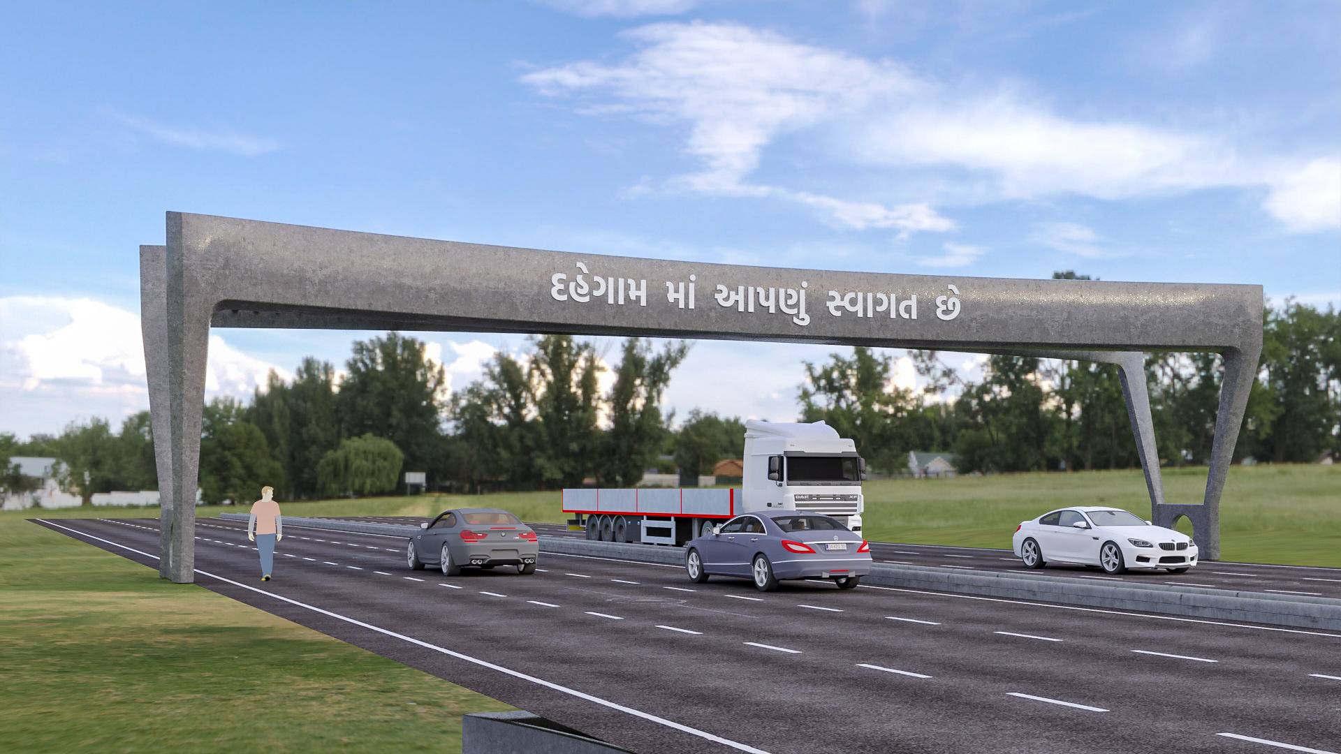 Gantry Design for Town Entry Point-11