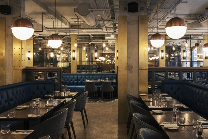 伦敦希尔顿逸林酒店餐厅设计-0
