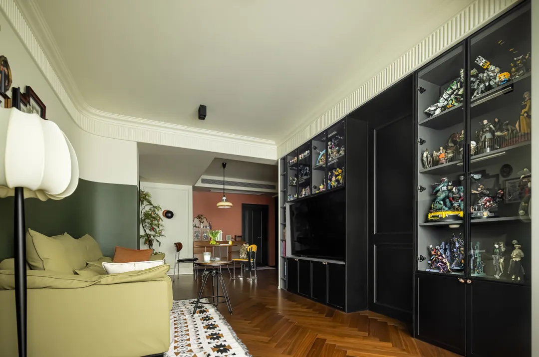 臻溪空间设计|中古加点色彩,形色兼备,丰盈有趣!丨中国上海-20