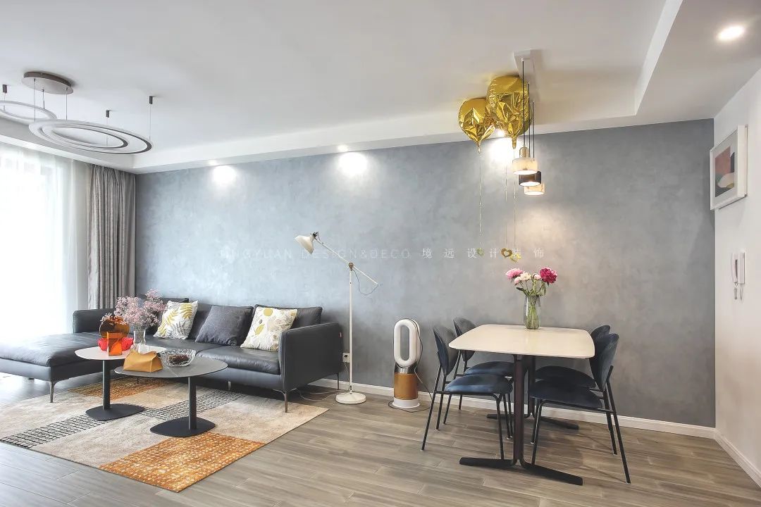 境远装饰 | 90 平现代黑白灰二居室,个性舒适空间-41