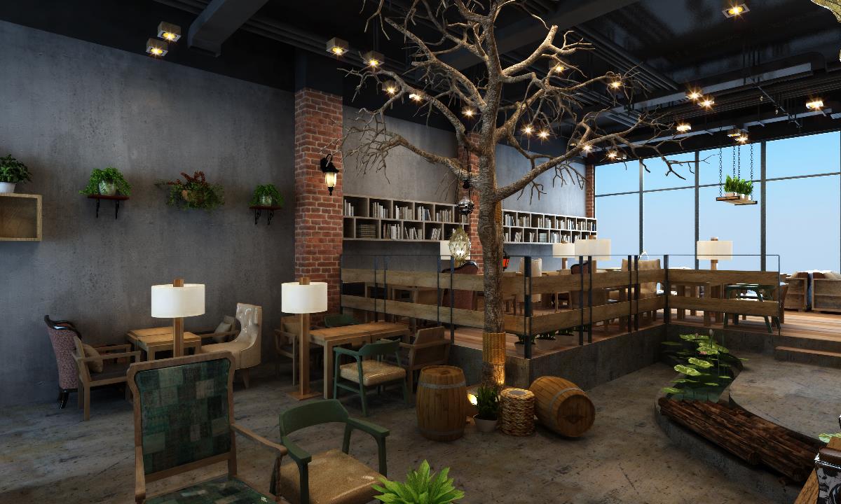 咖啡厅设计——“润咖啡”吉林店-9