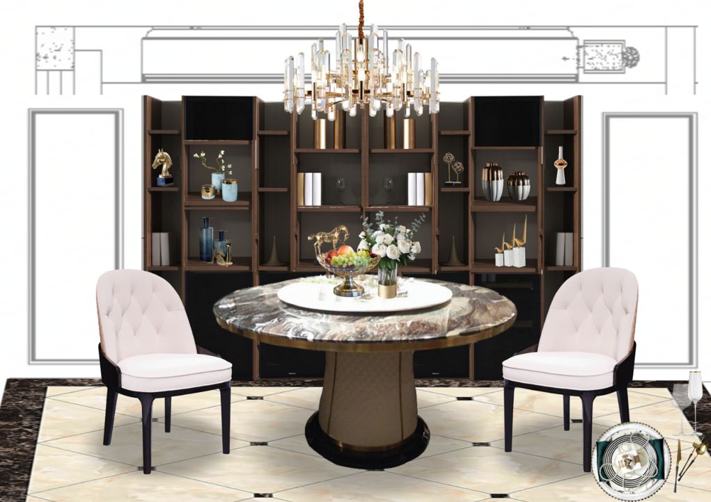 【我的梦】中央香榭别墅下叠全案设计！-39