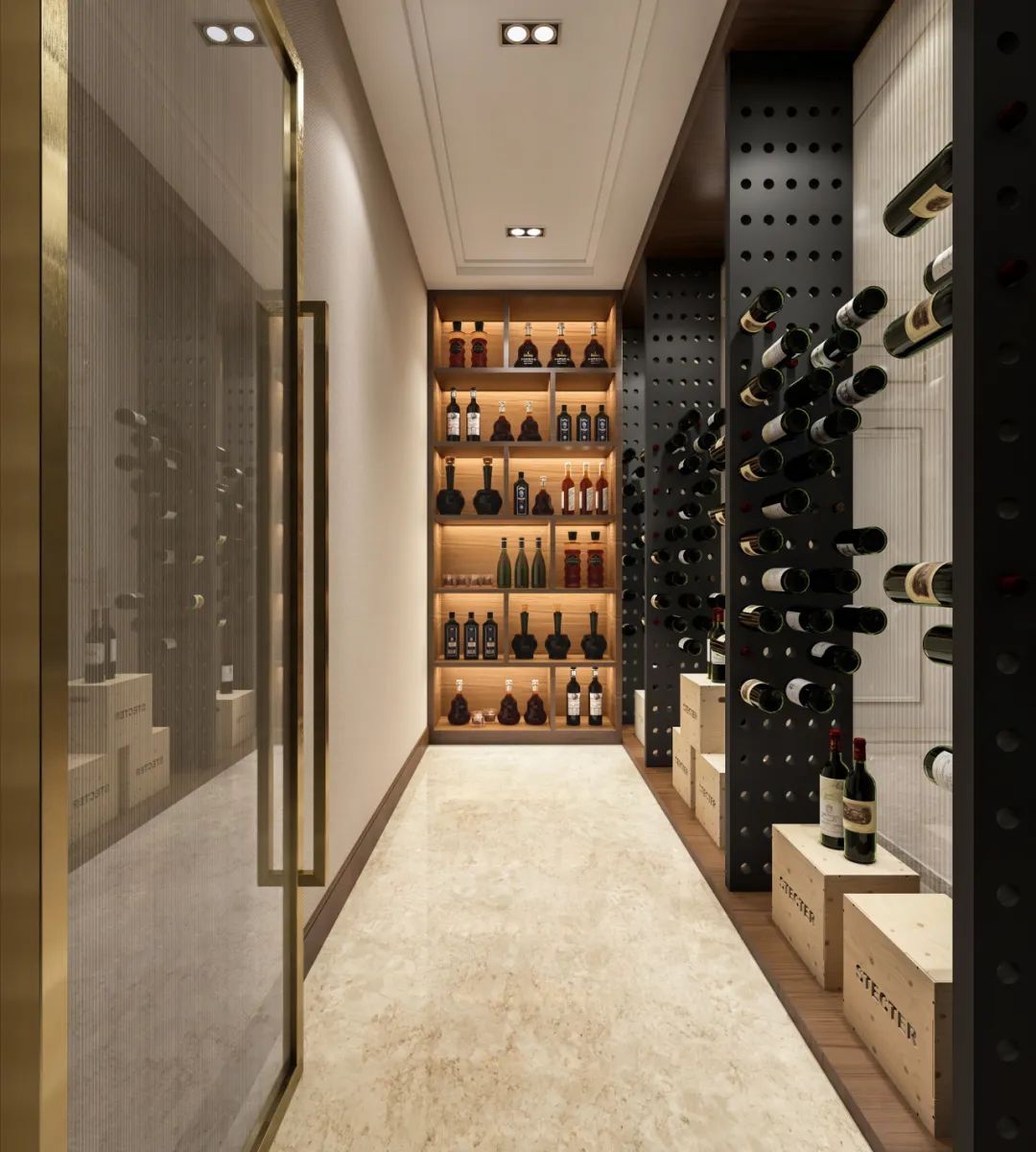 独栋别墅,1700㎡北京丽宫,典雅与现代交融之美丨中国北京丨方鲲国际设计事务所-29