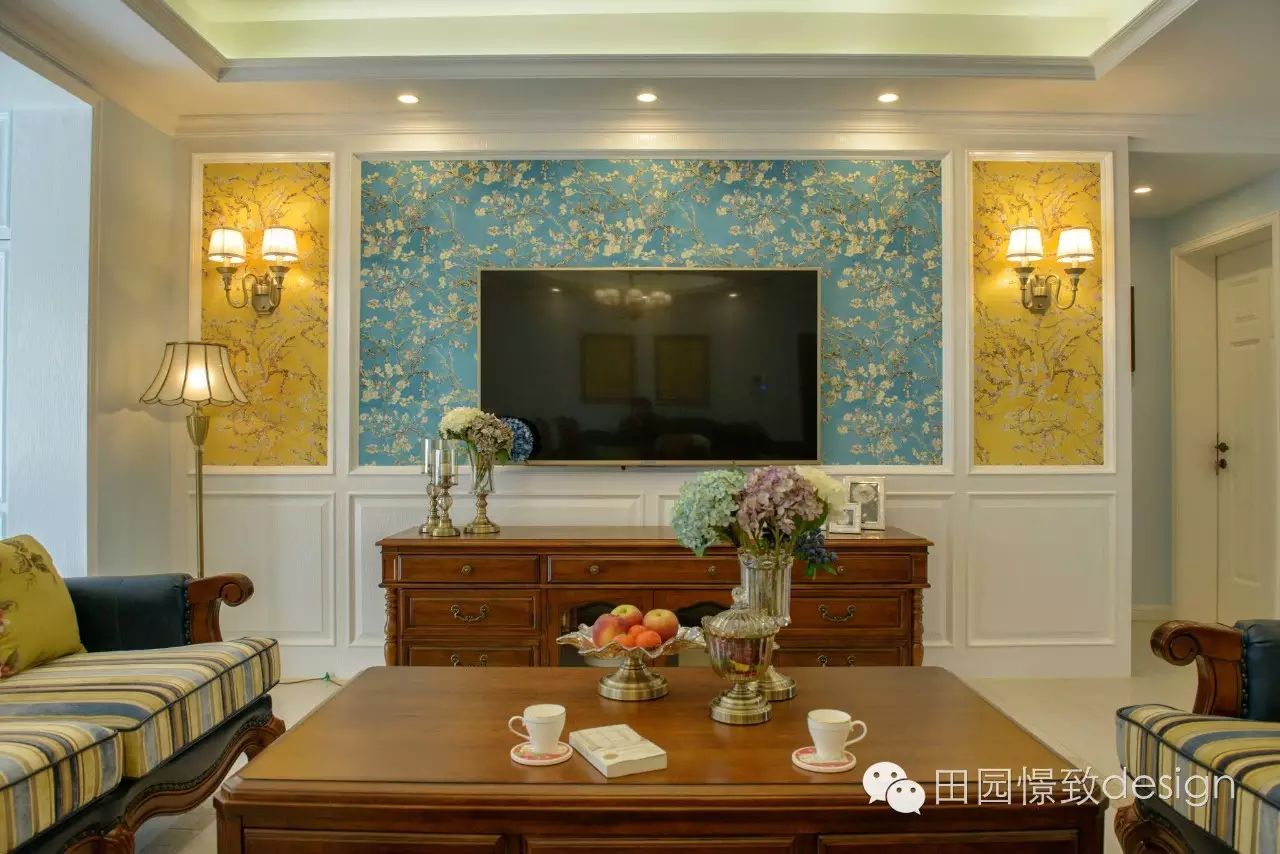 德阳棕榈美式混搭家居，温柔浪漫的空间艺术-34