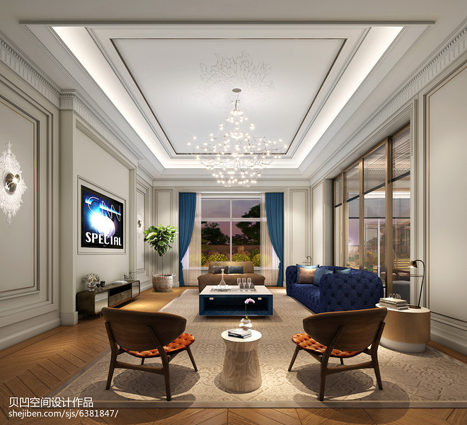 别墅豪宅400平米装修案例  翡翠湘湖一号-9