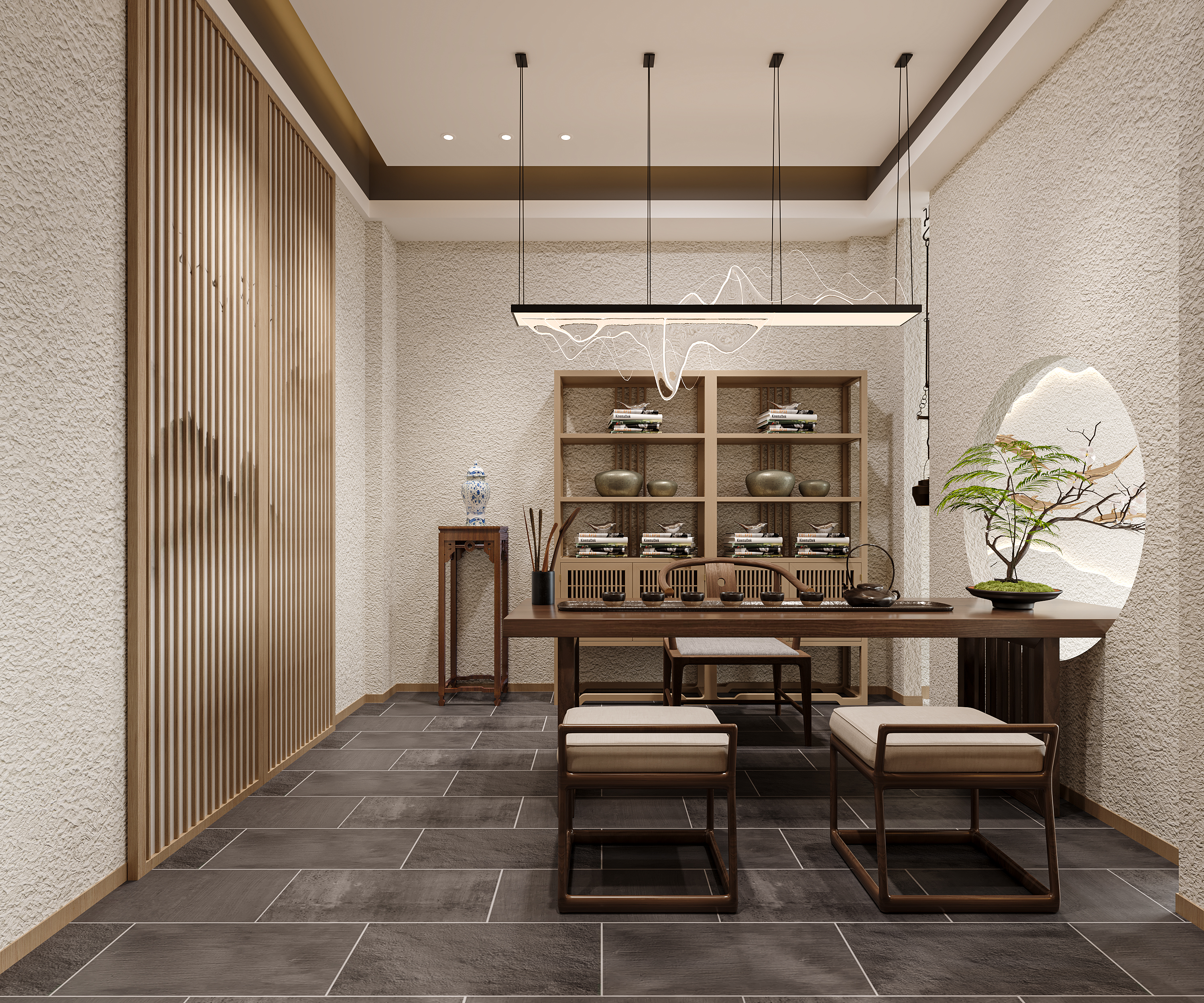 茶室-效果图-合肥锦轩设计-6