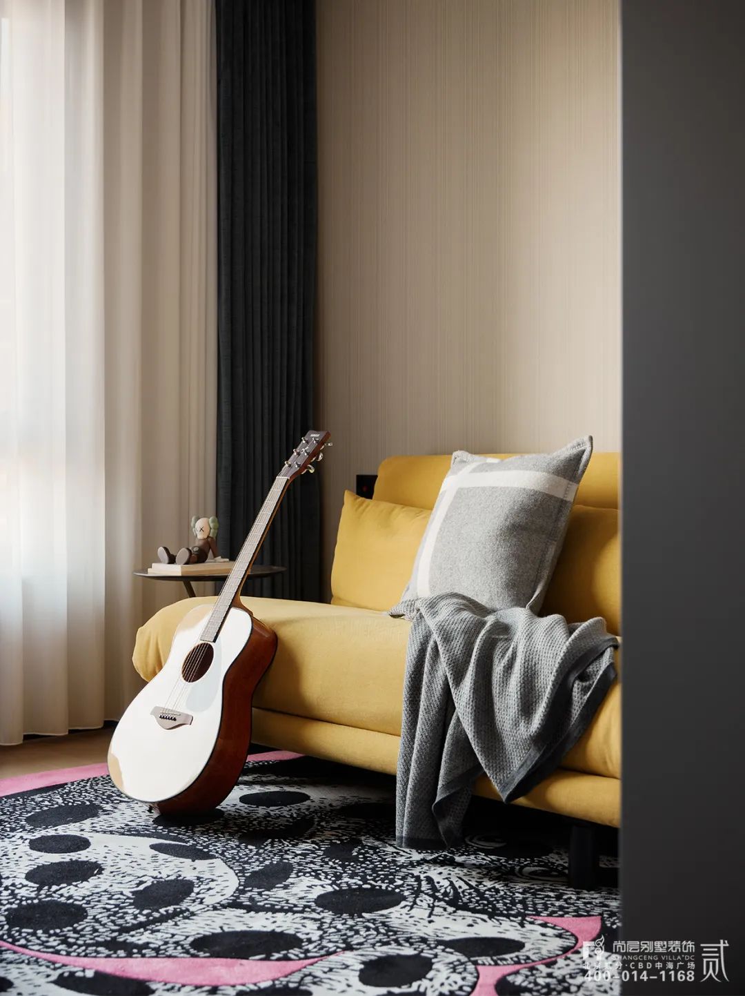 金茂府 x 尚层作品 | 208㎡软装设计，材质与色彩的灵魂碰撞，还原生活质感！-22