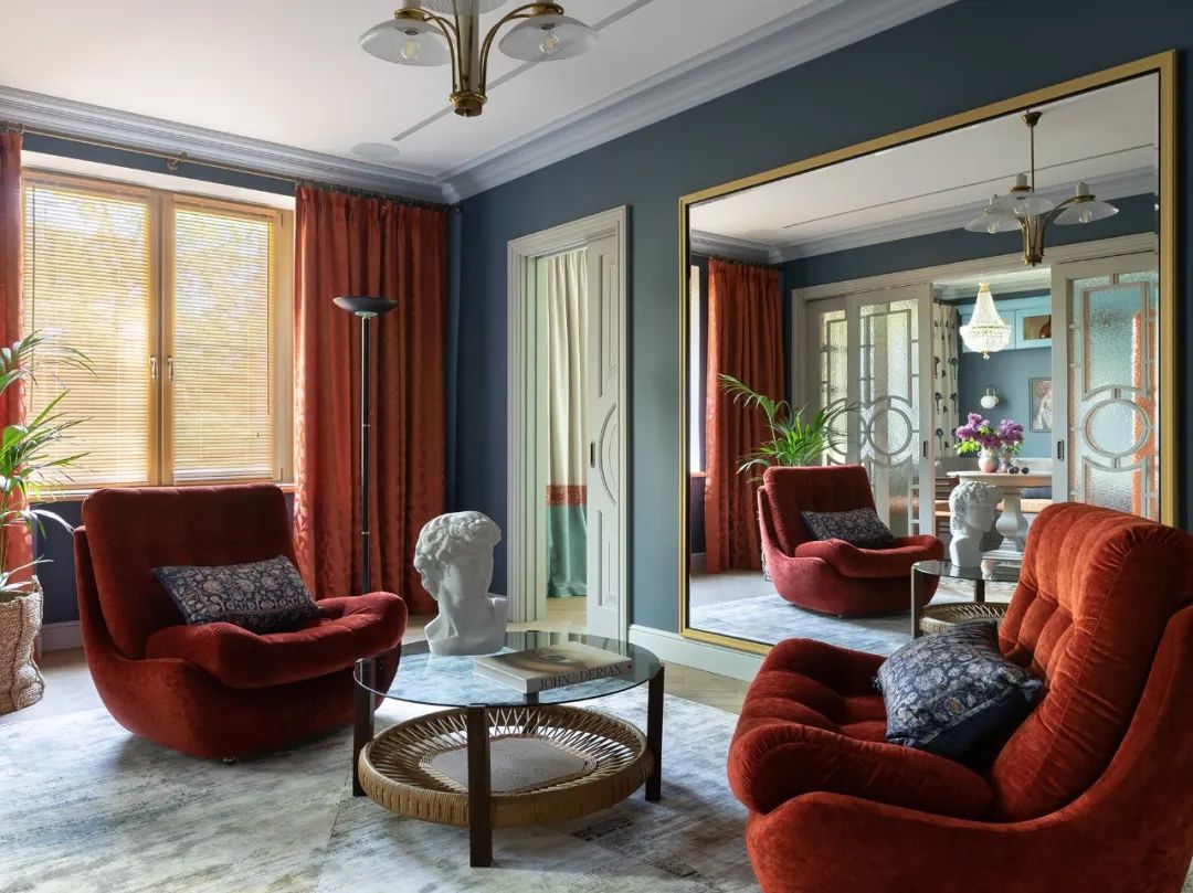 复古色彩小宅丨Marina Mikheeva-9