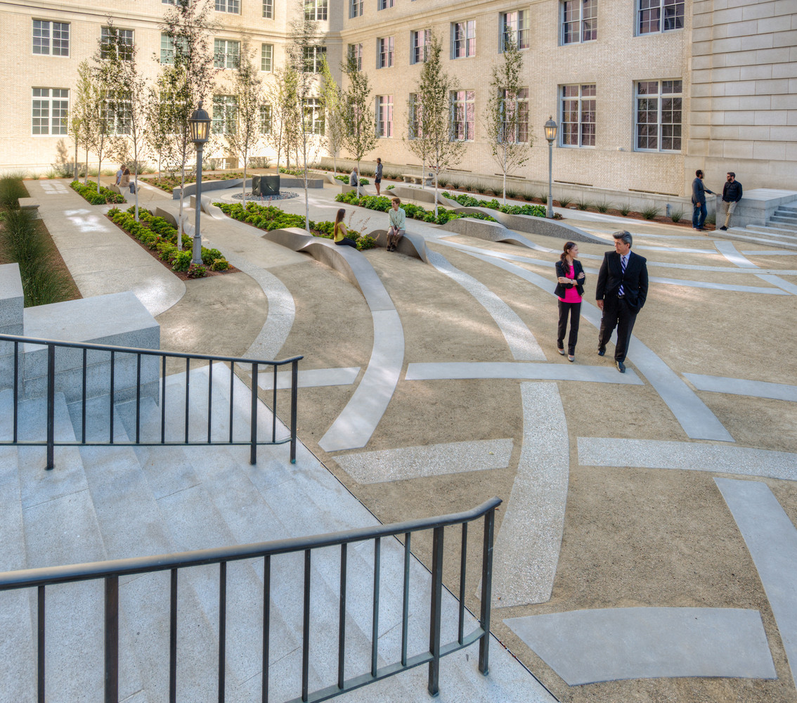 美国加州旧金山联合国广场 50 号总务管理局艺术和建筑项目景观雕塑丨Cliff Garten 工作室-22