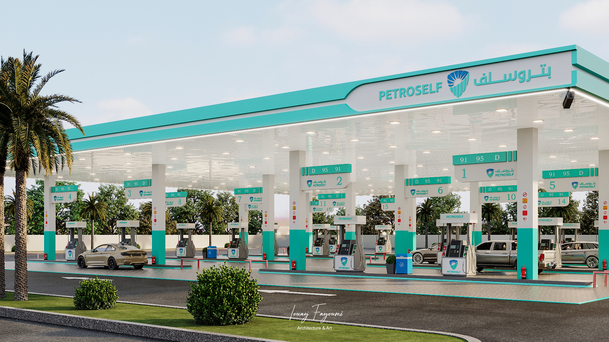 PetroSelf 加油站设计丨沙特阿拉伯-20