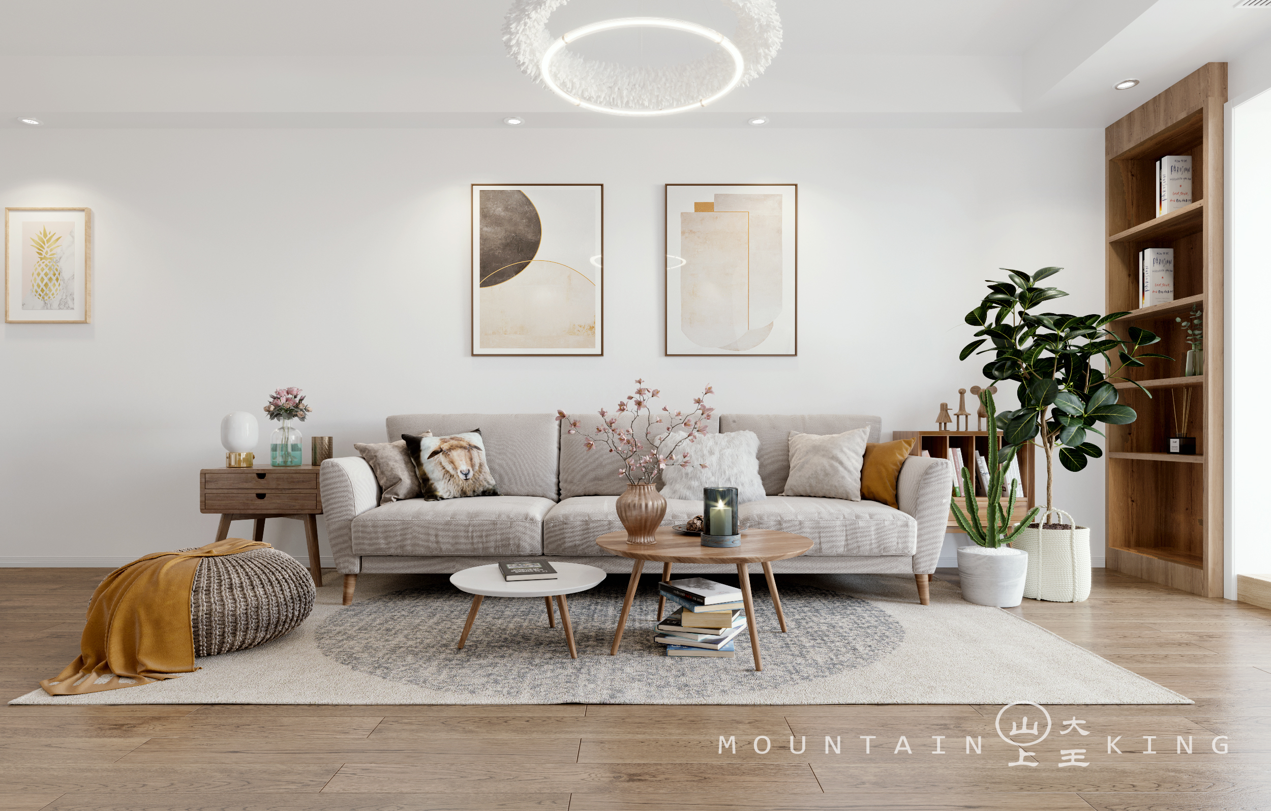 长沙湖湘奥林匹克花园 86㎡北欧风设计丨中国长沙丨天亮-6