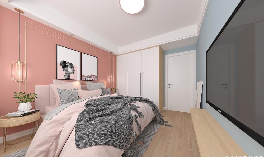 北欧轻奢打造童话梦境,生活阳台与洗烘一体机巧妙结合-8