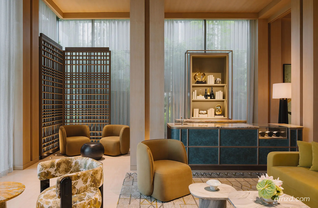 新加坡圣淘沙莱佛士酒店丨Yabu Pushelberg-36