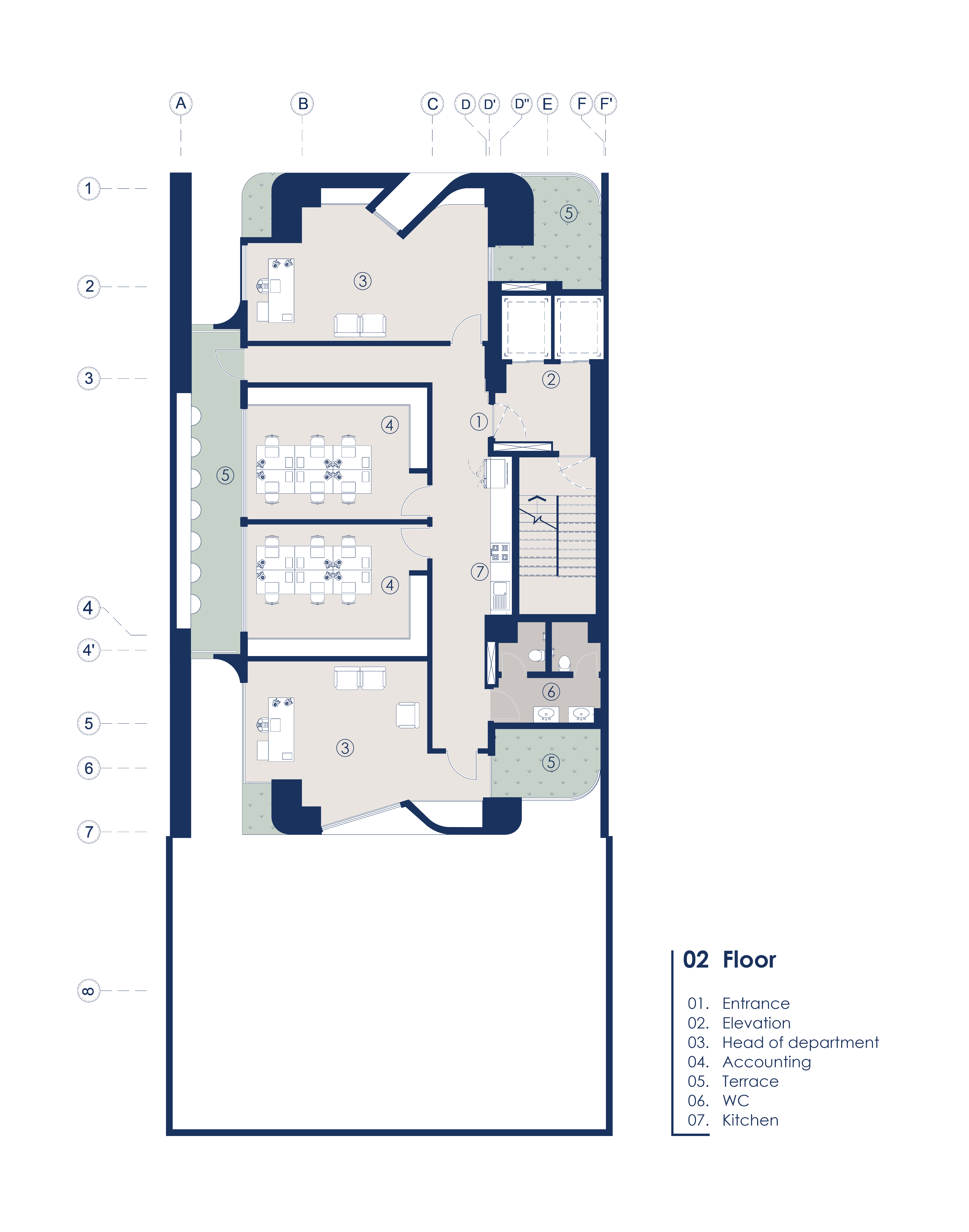 利帕克办公室丨kalbod design studio-23