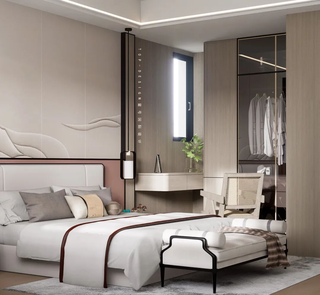 半盏茶香,一方庭院 · 把“山水画”搬进家丨壹号国际设计-31