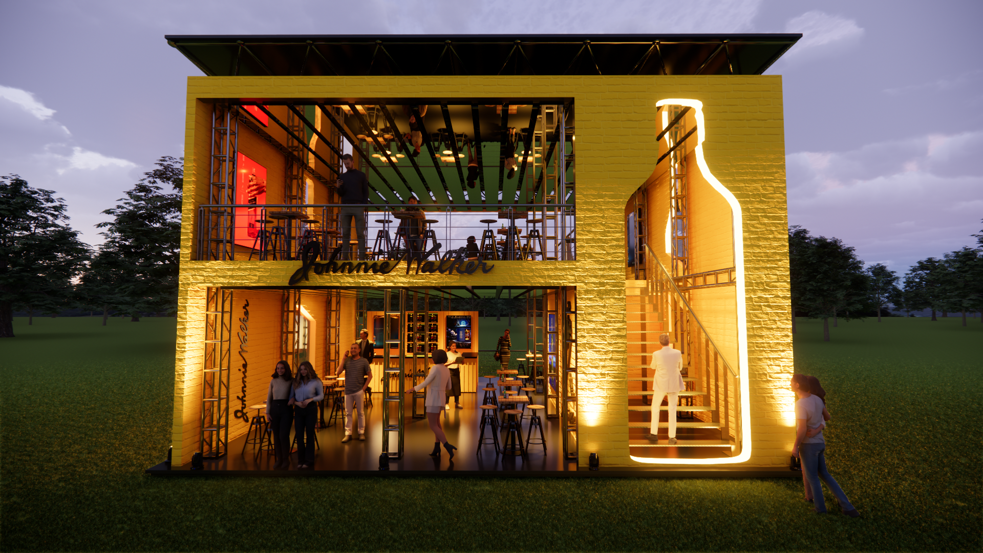 STAND JOHNNIE WALKER-0