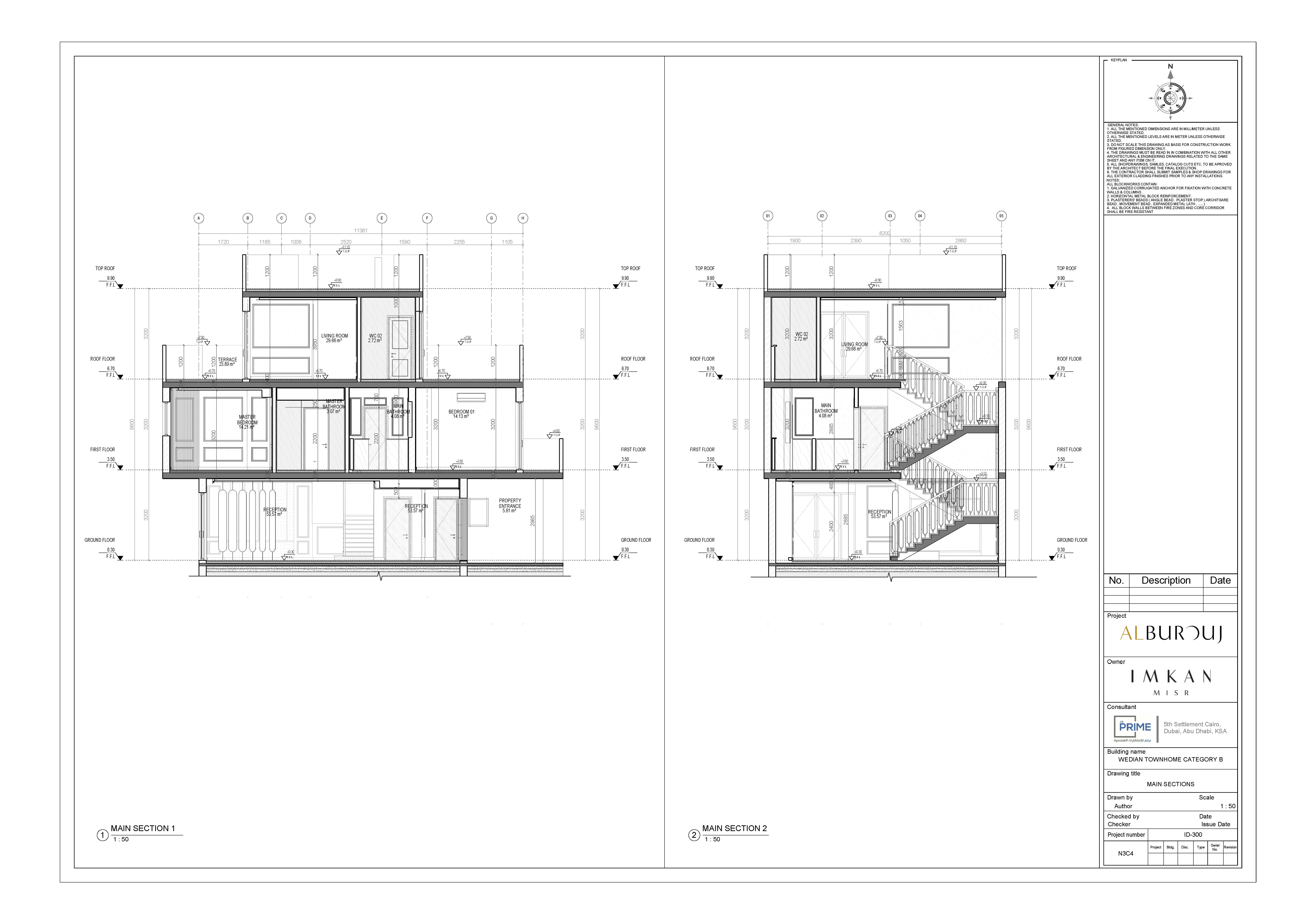 REVIT(BIM) INTERIOR DESIGN - WEDIAN TOWNHOUSES- EYGPT-10