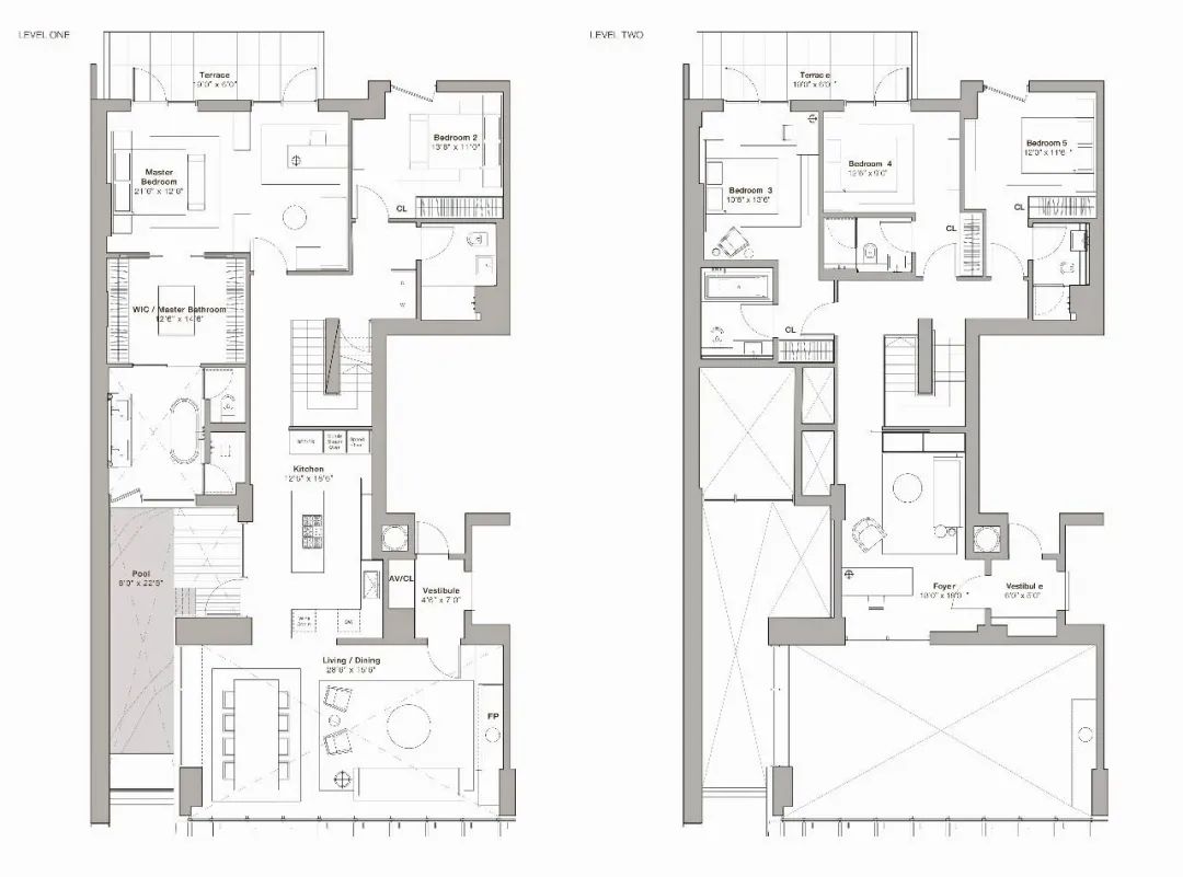 豪宅标杆缔造者SCDA：在纽约低调的7个魅力豪宅户型设计：极致的奢华！-22
