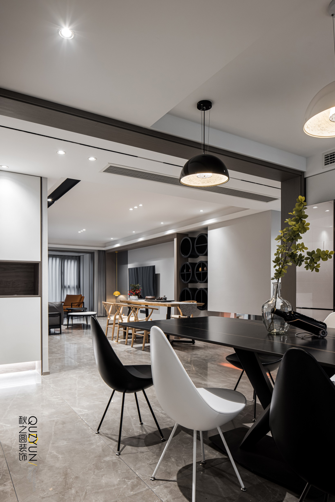 现代简约龙湖尚品140平空间设计丨中国常州丨意象QUZYUN|DSEIGN-29