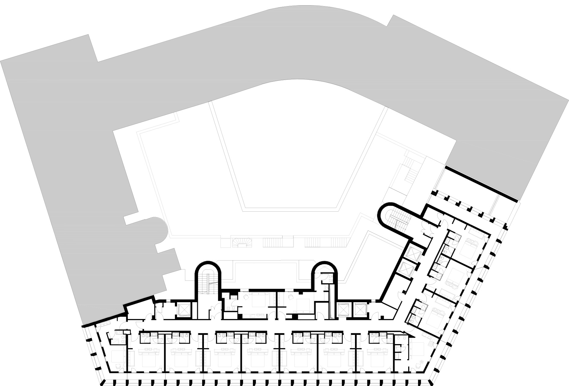 米兰杜卡·达奥斯塔广场酒店 · 旧建筑新生的精致室内设计-43
