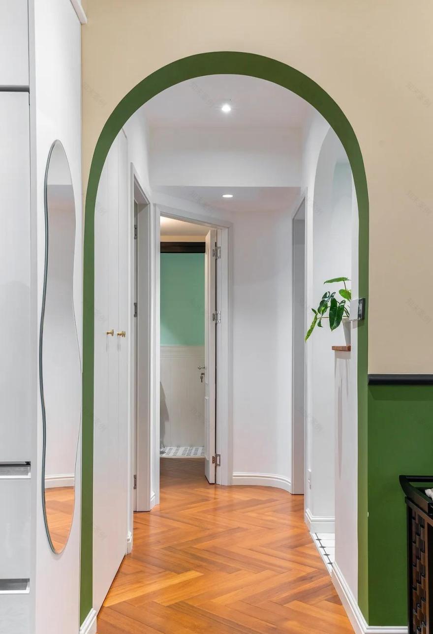 南洋复古,客餐厨一体+隐形晾晒,整洁翻倍-50