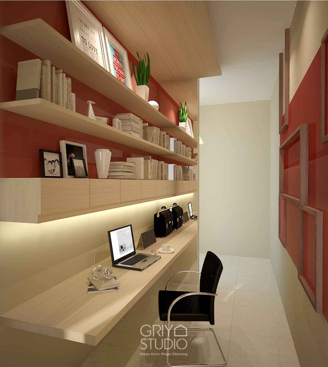 Griya Studio 打造的家庭办公室设计-4