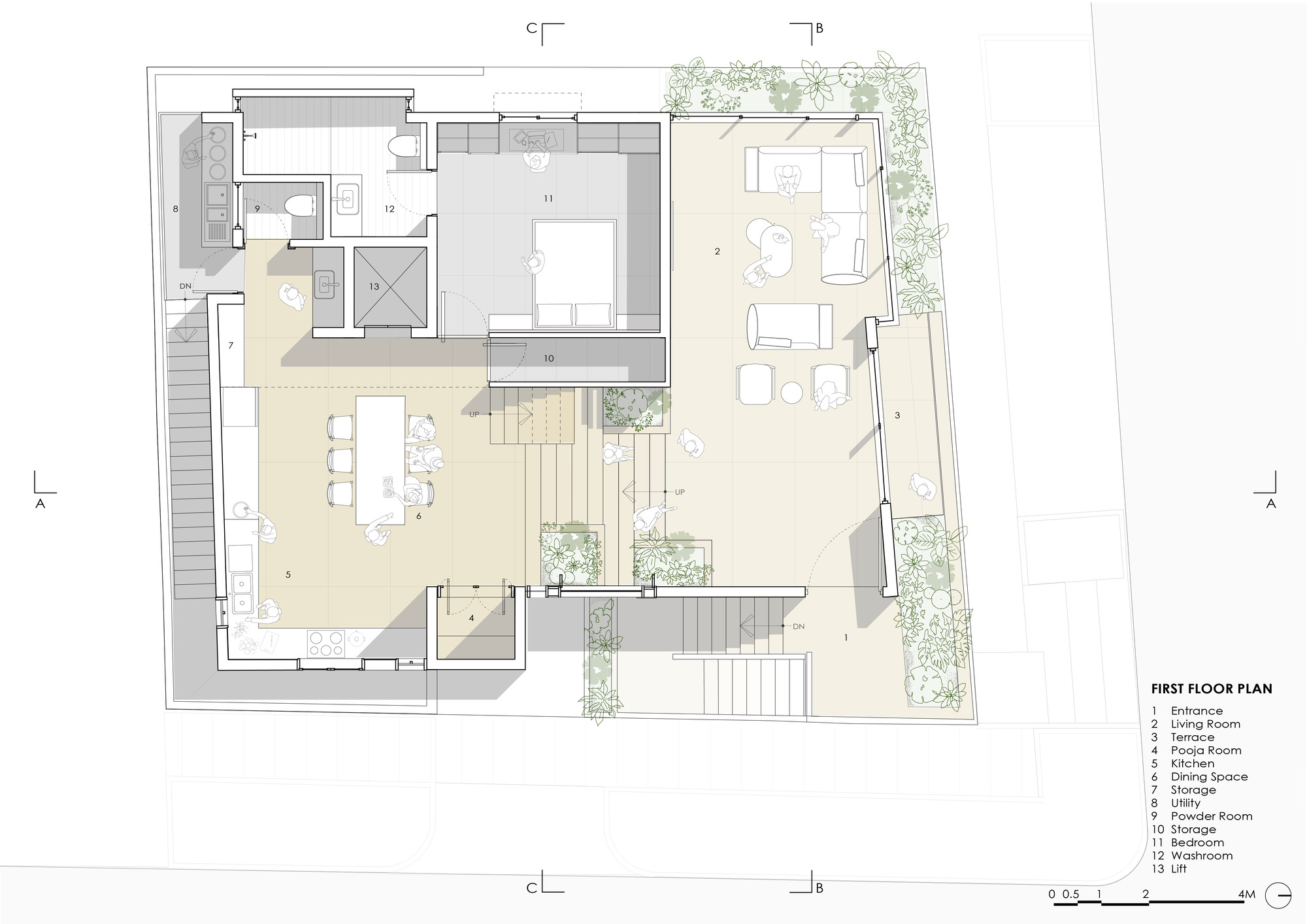 阶梯井屋丨印度班加罗尔丨A Threshold-67