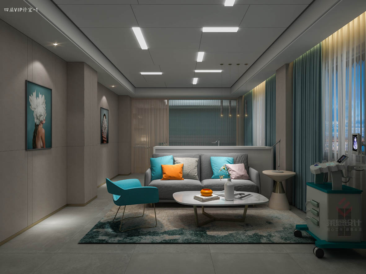 莱恩设计 | 轻奢风医院,低调奢华的新定义-24